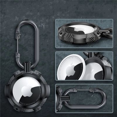 6. Etui Tech-Protect TPUCarbon na Apple AirTag - czarne