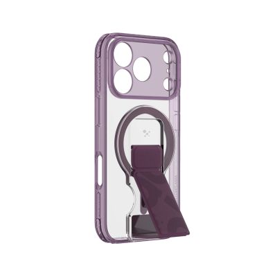 5. Etui AMAZINGTHING Titan Pro Lens Stand Set na iPhone 18 Pro Max z uchwytem magnetycznym i podstawką kompatybilne z MagSafe - fioletowe