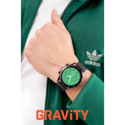 15. Smartwatch Gravity Czarny 2 Paski GT10-4
