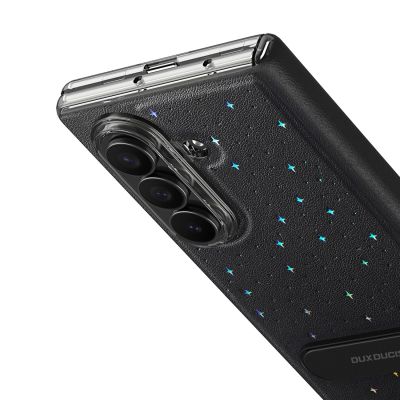 5. Etui Dux Ducis Stex na Samsung Galaxy Z Fold 7z podstawką 360° - czarne