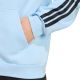 5. Bluza męska adidas Essentials 3-Stripes Fleece Full-Zip Hoodie błękitna KY4143