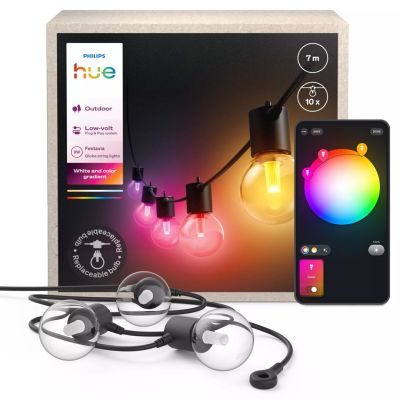 3. Philips Hue White and color ambiance Hue Festavia girlanda ogrodowa 7 m