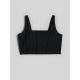 6. Crop-top slim w paski damski  4F 4FRAW26TSLEF373-20S