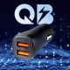 7. Ładowarka samochodowa Spigen Essential EV302 30 W 2-porty USB-A - czarna