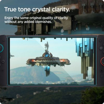 11. Szkło hartowane Spigen Glas.Tr ”EZ FIT” 2-pack na Nintendo Switch 2 - przezroczyste