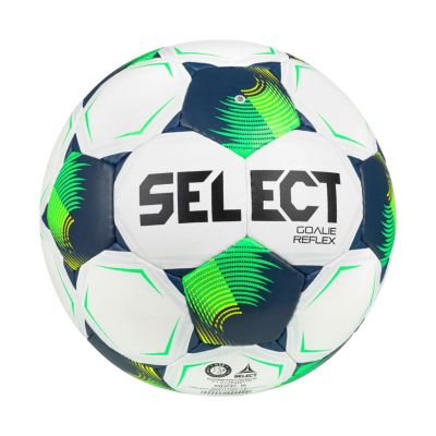 2. Piłka nożna Select Goalie Reflex v26 biało-zielona 150052