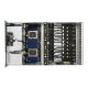 8. Platforma Asus Rack (4U) ESC8000A-E12 AMD Epyc 9004 (8x NVMe/SATA HS, 1xM.2, 2x10Gbe, IPMI, 2+2 3000W)