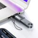 5. Adapter USB Acefast J7 USB-A - USB-C - szary