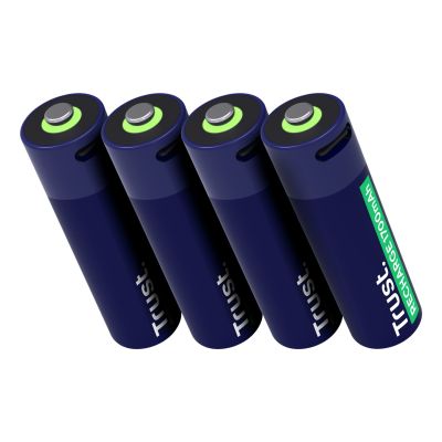 3. Baterie AA Trust USB-C RECHARGEABLE BATTERIES 4P