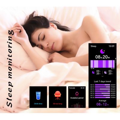 9. Smartwatch Damski Rubicon RNCF31 BLACK