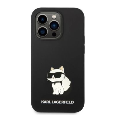 3. Etui Karl Lagerfeld Silicone Choupette na iPhone 14 Pro Max - czarne
