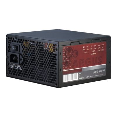 Inter-Tech Argus APS moduł zasilaczy 620 W 20+4 pin ATX ATX Czarny