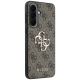 4. Etui Guess Leather 4G Metal Logo na Samsung Galaxy A57 5G - brązowe
