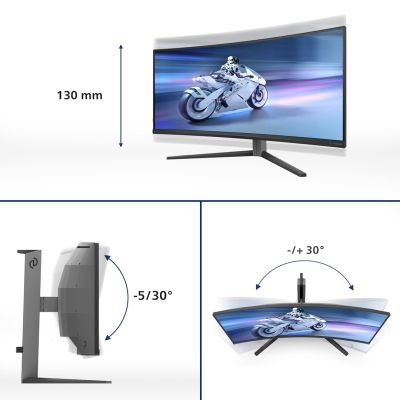8. Monitor Philips 34" 34M2C6500/00 2xHDMI DP 3xUSB