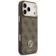 4. Etui Guess 4G Strass Logo MagSafe na iPhone 18 Pro Max / 17 Pro Max - brązowe