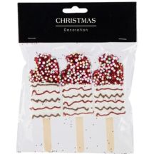 LODY DEKORACJA WISZĄCA BOMBKA 3SZT BIAŁY