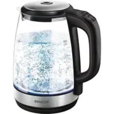 4. Sencor SWK 2090BK czajnik elektryczny 2 l 2200 W Czarny, Stal nierdzewna, Przezroczysty