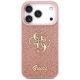 3. Etui Guess Fixed Glitter Big 4G na iPhone 17 Pro - różowe