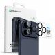 4. Szkło na aparat AMAZINGTHING Sapphire na iPhone 17 Pro / Pro Max - z niebieską ramką