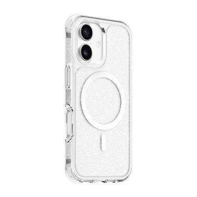 2. LAUT AERO SPARKLE pokrowiec na telefon komórkowy 16 cm (6.3") Srebrny, Przezroczysty