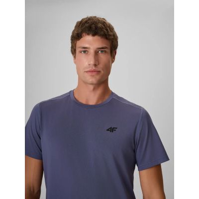 3. T-shirt treningowy z wykończeniem szybkoschnącym męski 4F 4FWAW26TFTSM2355-33S