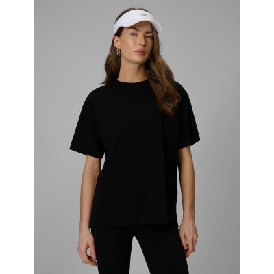 T-shirt loose gładki damski 4F 4FRAW25TTSHF3624-20S