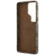 7. Etui Guess 4G Script MagSafe na Samsung Galaxy S26 Ultra - brązowe