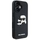 4. Etui Karl Lagerfeld HC 3D Rubber Double Heads na iPhone 16 - czarne