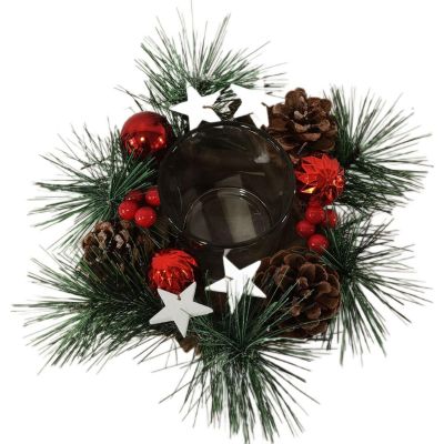 3. ŚWIECZNIK DEKORACYJNY 16x9CM WOOD