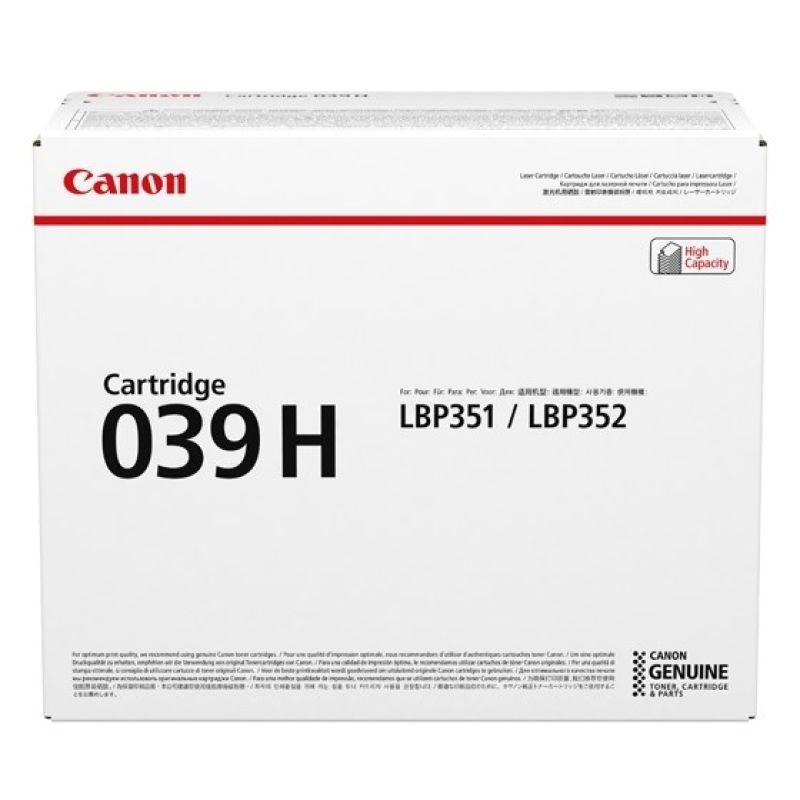 Canon 039H kaseta z tonerem 1 szt. Oryginalny Czarny