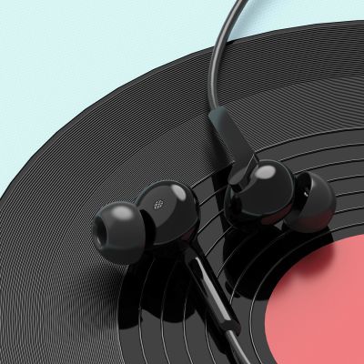 4. Słuchawki Dudao X3C+ przewodowe USB-C dokanałowe 1.2m - czarne