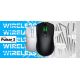 17. HATOR Pulsar 3 Wireless myszka Gaming Oburęczny RF Wireless + Bluetooth + USB Type-C Optyczny 12000 DPI