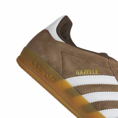 7. Buty sportowe męskie Adidas Gazelle Indoor "Earth Strata Cloud White" - JQ0175