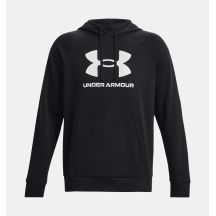 Bluza z kapturem Under Armour Rival Fleece Logo Hoodie - black/white