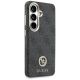 4. Etui Guess 4G Rhinestone Round Logo MagSafe na Samsung Galaxy S26 - czarne