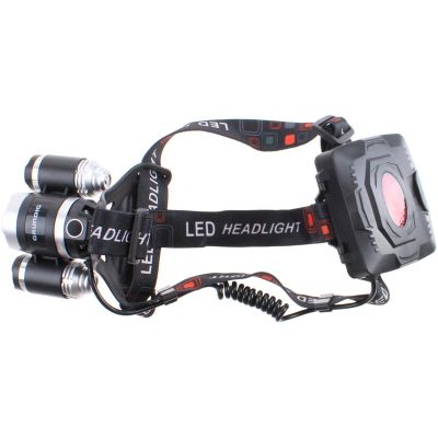 18. LATARKA CZOŁOWA TURYSTYCZNA DELUXE 1 LED i 2 COB GRUNDIG