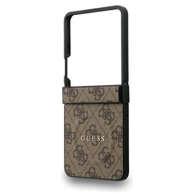 6. Etui Guess 4G Classic MagSafe na Samsung Galaxy Z Flip 7 - brązowe
