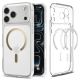 8. Etui Spigen Ultra Hybrid MagSafe na iPhone 17 Pro Max - przezroczysto-złote