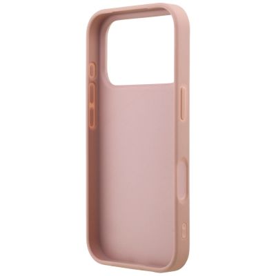 7. Etui Guess Fixed Glitter Big 4G na iPhone 17 Pro - różowe