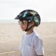 5. Kask rowerowy dziecięcy MTB Wozinsky z odpinanym daszkiem 52-56 cm - czarny