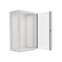 Szafa rack Lanberg WF01-6422-10S (22U; 1080mm / 600mm / 450 mm; wisząca; Szklane; 19''; kolor szary)