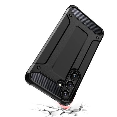 7. Hybrid Armor etui na Samsung Galaxy S24 FE pancerny hybrydowy pokrowiec - czarne