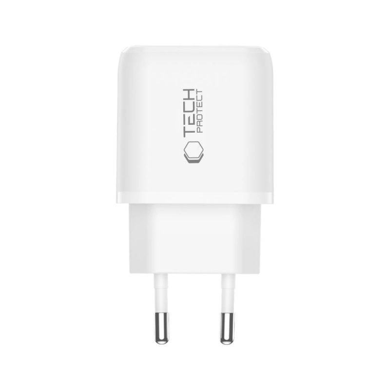4. Ładowarka sieciowa Tech-Protect NCA45W-GAN 2-Port 45W - biała