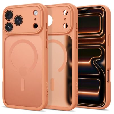Etui Tech-Protect BasicMag MagSafe na iPhone 17 Pro / 18 Pro - pomarańczowe matowe