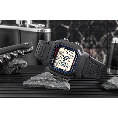 6. Zegarek Męski CASIO W-800H-1AVDF + BOX