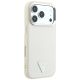 4. Etui Guess Grained Triangle Logo MagSafe na iPhone 18 Pro / 17 Pro - beżowe