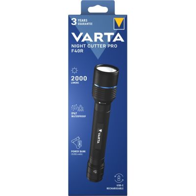 7. Varta 18922 Czarny Latarka ręczna LED