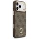 4. Etui Guess 4G Strass Logo MagSafe na iPhone 17 Pro Max - brązowe