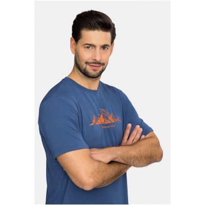 2. T-shirt męski VIKING Lenta Bamboo Light Man granatowy