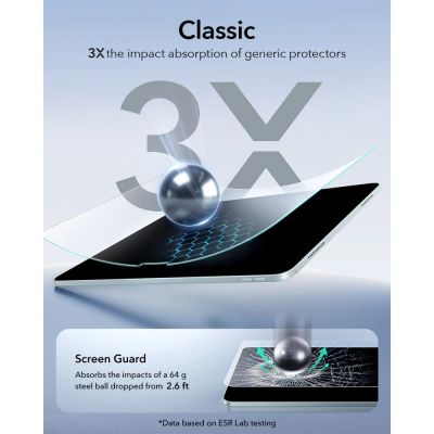 6. Szkło hartowane ESR Paper Feel na iPad Air 13" (2024/2025/2026)
